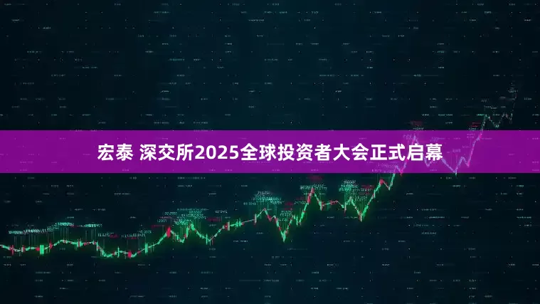 宏泰 深交所2025全球投资者大会正式启幕
